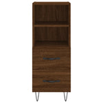 ZNTS Sideboard Brown Oak 34.5x34x90 cm Engineered Wood 828667