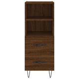 ZNTS Sideboard Brown Oak 34.5x34x90 cm Engineered Wood 828667