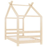 Kids Bed Frame Solid Pine Wood 70x140 cm 289607
