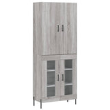 Highboard Grey Sonoma 69.5x34x180 cm Engineered Wood 3195745