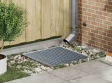 Grating Silver 50 x 50 x 2 cm Hot-Dip Galvanised Steel 42018655