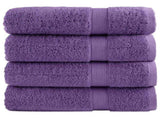 Premium Bath Towels "SOLUND" 4 pcs Purple 100x150 cm 600 gsm 137360