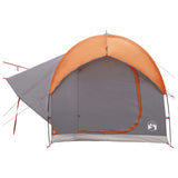 Car Tent Grey and Orange 239 x 210 x 210 cm Polyester and Steel 42028537