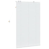 Venetian Blind White 95 x 130 cm 35 mm Solid Paulownia Wood 42015390