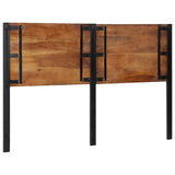 Headboard 160 cm Solid Wood Reclaimed and Iron 4017553