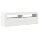 TV Cabinet with LED Lights White 120x35x40 cm 804310