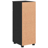 Bathroom Cabinet Black 30 x 35 x 80 cm Engineered wood & Metal 883325