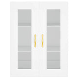 Highboard White 69.5x34x180 cm Engineered Wood 3198321