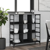 Sideboard Black 102x32x103,5 cm Engineered Wood 837727