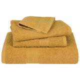 Hand Towels "FROGN" 10 pcs Gold 50x100 cm 360 gsm 136808