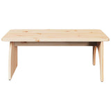 Coffee Table Natural 80 x 50 x 31 cm Solid pine wood 873517