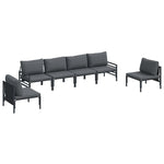 Garden Sofa Set Anthracite Steel 3378976