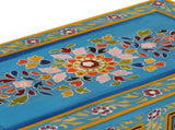 Sideboard Turquoise 55x30x76 cm Solid Wood Mango 355011