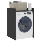 Wash Machine Cabinet with Storage Black Oak 67.5 x 62 x 97 cm 8006809