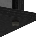 TV stand with Drawer Black Oak 79 x 40 x 48 cm 8000461