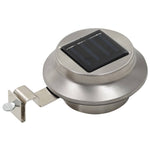 Outdoor Solar Lamps 12 pcs LED Round 12 cm White 277135