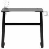 Gaming Desk with ZZ Shape Legs Black 90x60x75 cm 325410