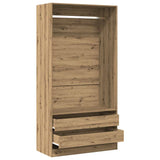 Wardrobe Artisan Oak 100x50x200 cm Engineered Wood 3318627
