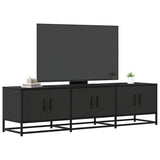 TV Cabinet Black 150x35x41 cm Engineered Wood and Metal 848859