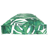 Pallet Cushion Set Floral 2 pcs Leaf Pattern 150 x 40 x 8 cm 42001716