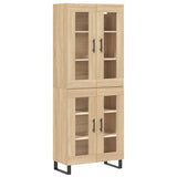 Highboard Sonoma Oak 69.5x34x180 cm Engineered Wood 3198300