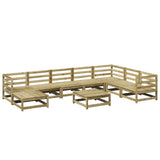 9 Piece Garden Sofa Set Impregnated Wood Pine 3299584