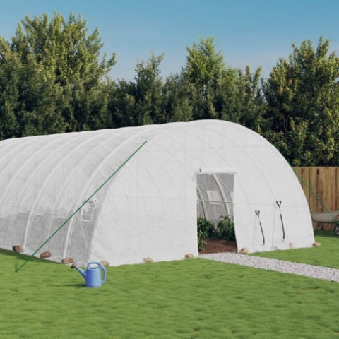 Greenhouse with Steel Frame White 120 m² 20x6x2.85 m 3188124