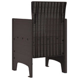 Garden Chair 2 pcs Brown 53 x 49 x 85 cm Polypropylene 847454