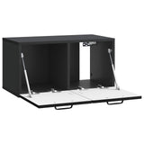 Wall-Mounted TV Cabinet Black 59.5 x 31 x 30 cm Engineered Wood 898706