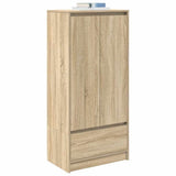 Cabinet with Drawer Sonoma Oak 55.5x34x119.5 cm Engineered Wood 861645