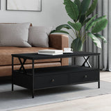 Coffee Table Black 100x51x45 cm Engineered Wood 835299