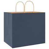Paper Bags 250 pcs with Handles Blue 32x22x28 cm 4101708