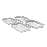 Gastronorm Containers 4 pcs GN 1/1 65 mm Stainless Steel 50880