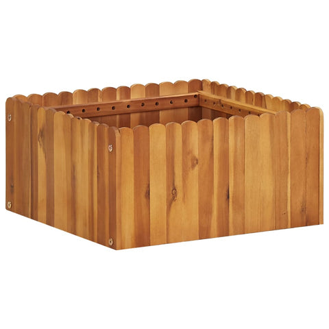 Garden Raised Bed 50x50x25 cm Solid Acacia Wood 45921