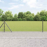 Welded Wire Fence with Concrete Base 10 x 0.4 m 3350966