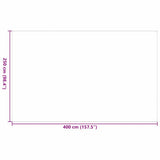 Outdoor Rug Geometric ARAKIL Grey and White 400 x 250 cm 42003469