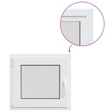 Basement Window RISOR 60 x 55 cm PVC and Glass 42047915