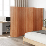 Room Divider Brown Width 600 cm Height 165 cm Bamboo 377006