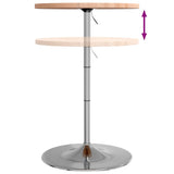 ZNTS Bar Table Ø60x90.5 cm Solid Wood Beech 3270629