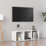 TV Cabinet White 107x35x37 cm Engineered Wood 805534