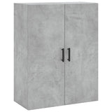 Highboard Concrete Grey 69.5x34x180 cm Engineered Wood 3195911