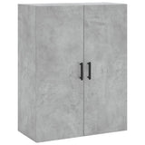 Highboard Concrete Grey 69.5x34x180 cm Engineered Wood 3196079