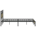 Bed Frame without Mattress Sonoma Oak 183x203 cm Engineered Wood 4106948