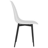 Dining Chairs 2 pcs White PP 338042