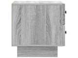 Bedside Cabinet Grey Sonoma 43 x 34.5 x 47.5 cm Engineered Wood 893847