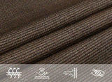 Sunshade Sail 160 g/m Brown 4x7 m HDPE 311795