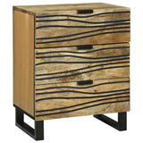 Bedside Cabinet Brown 50 x 33 x 62 cm Solid Acacia wood 4017945
