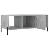 Coffee Table Concrete Grey 102x50x40 cm Engineered Wood 829312