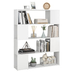 Book Cabinet Room Divider White 100x24x124 cm 809188