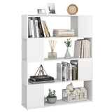 Book Cabinet Room Divider White 100x24x124 cm 809188